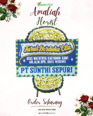 Papan Bunga Duka di Kesamben
