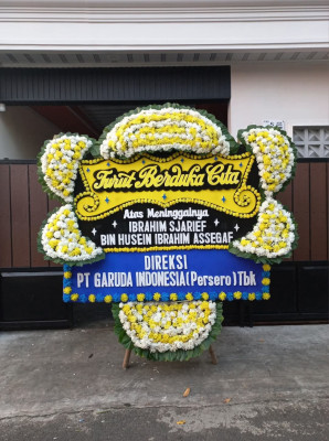 Papan Bunga Duka di Kesamben